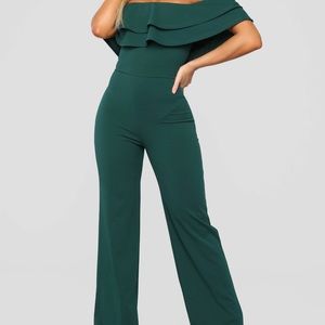 Hunter Green Jumpsuit